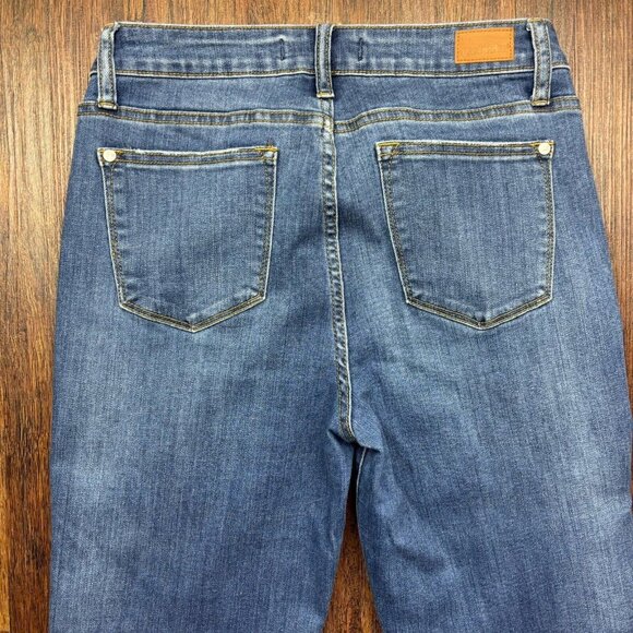 Judy Blue Relaxed Fit Jeans Distressed Dark Blue  Women’s Size 29 - Picture 3 of 11